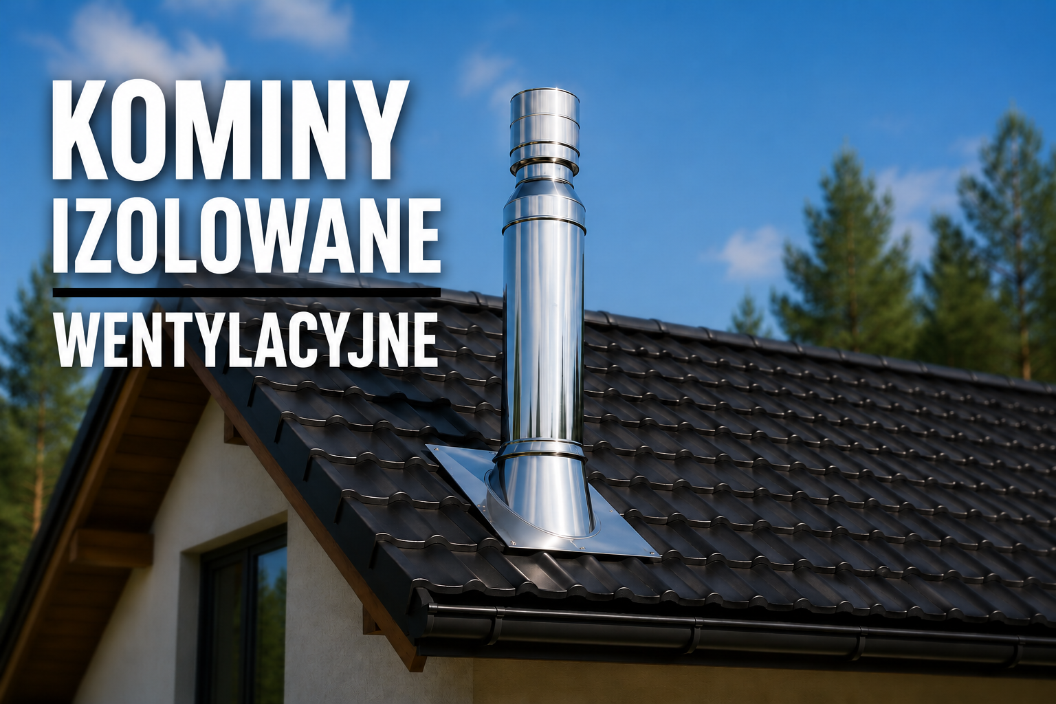 Kominy izolowane wentylacyjne