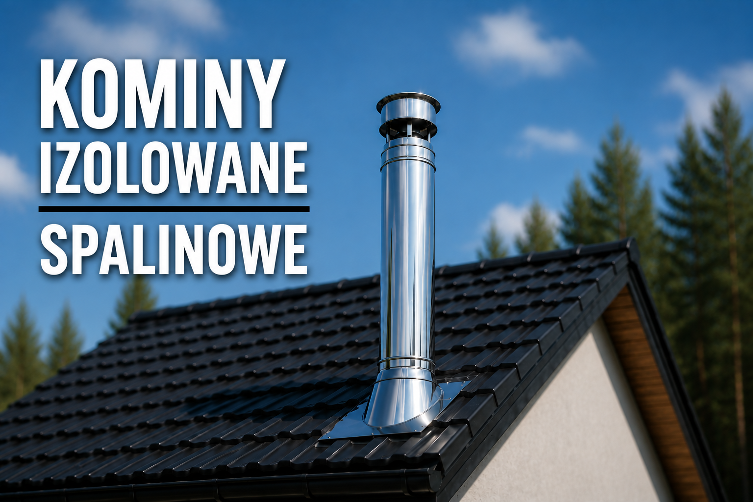 Kominy izolowane spalinowe