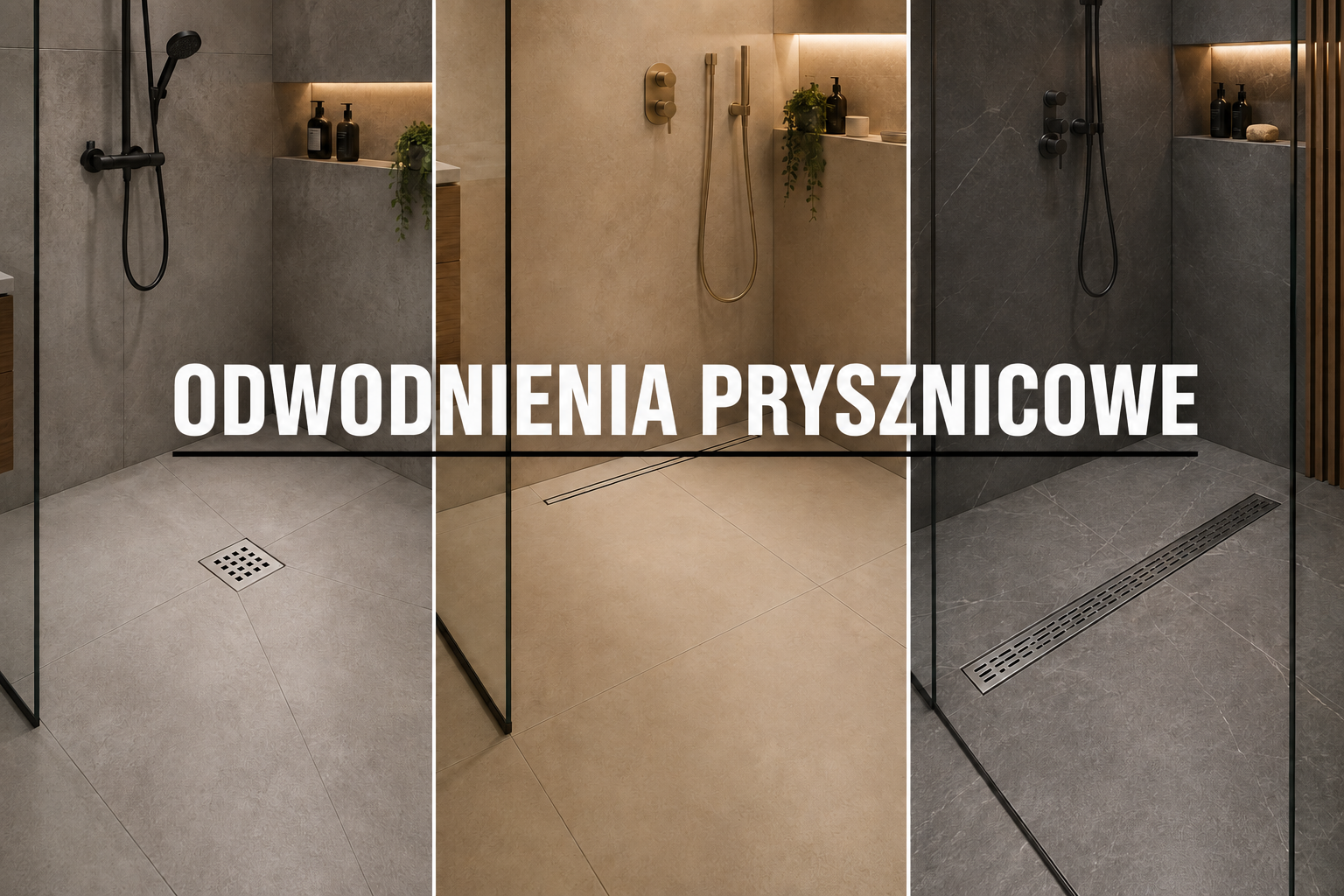 Odwodnienia prysznicowe