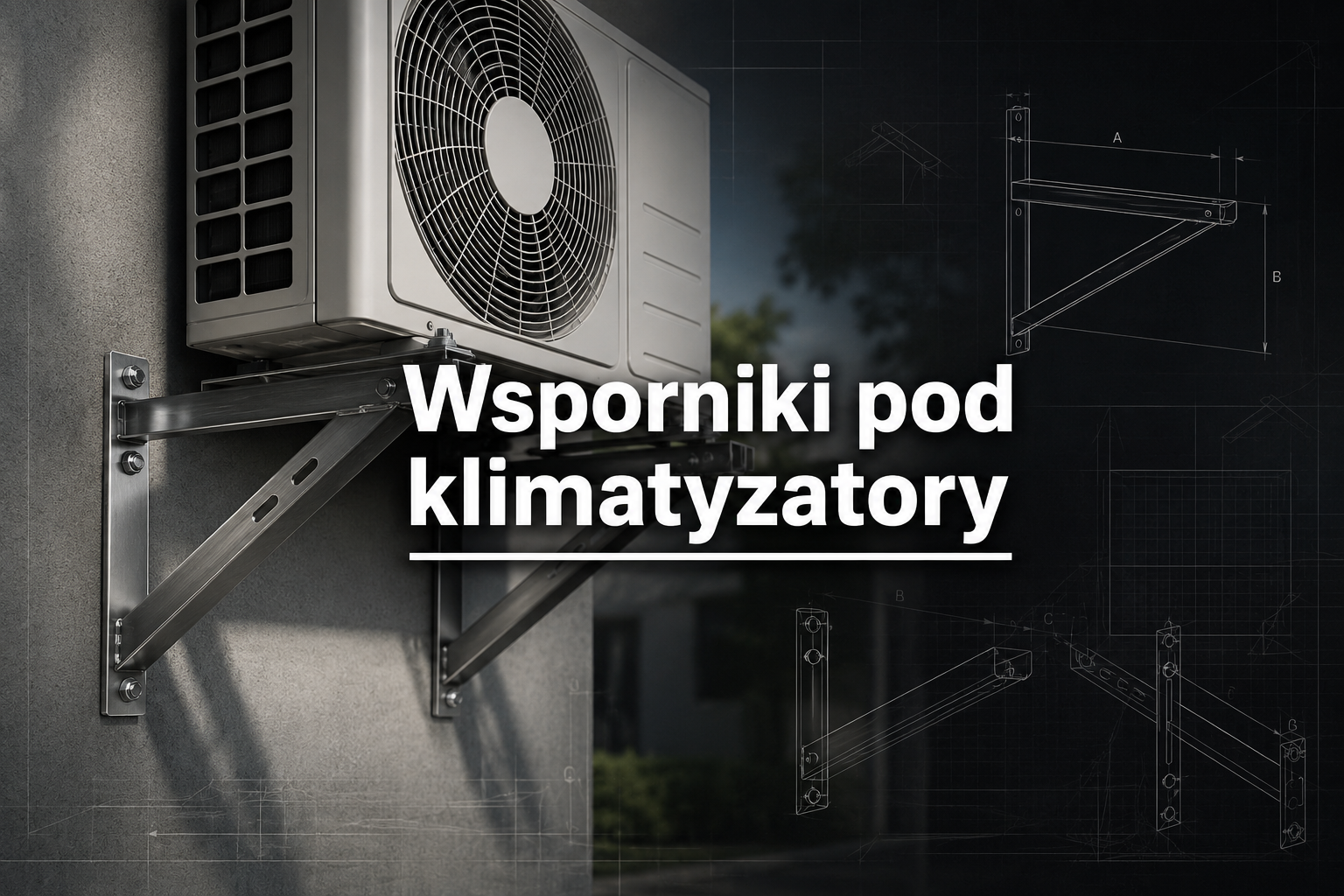 Wsporniki pod klimatyzatory